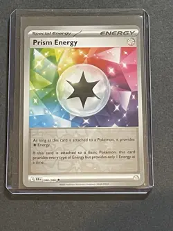 2025 Pokemon Black Bolt #086/086 Prism Energy TCG EN PWE - Image 1