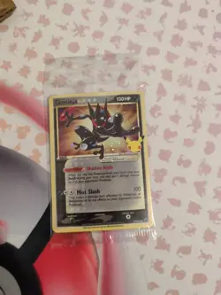 Greninja Gold Star Holo Promo SWSH144 Celebrations Black Star Pokemon - SEALED - Image 1