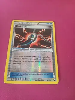 Pokemon TCG Dark Claw 92/108 Dark Explorers Uncommon Reverse Holo  - Image 1