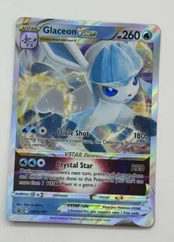 Pokémon TCG Glaceon Vstar SWSH197 Ultra Rare NM Card SEE PICS - Image 1