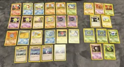 32 Mixed Vintage Pokémon Card Lot Base Set 2, Neo Destiny, Neo Discovery WOTC - Image 1