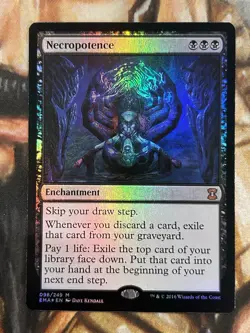 FOIL - MTG Necropotence Eternal Masters EMA (098/249) English Magic Card - NM 🔥 - Image 1