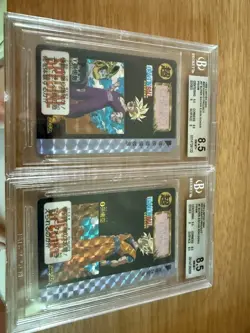 Dragon Ball Carddass Mechanko Project 1993 Goku & Gohan (Bundle 2 Cards) - Image 1
