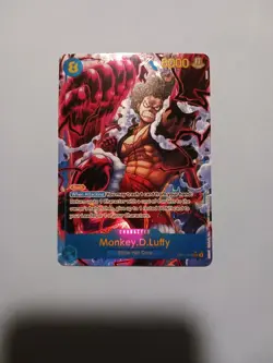 One Piece Card Game TCG Monkey.D.Luffy OP11-118 SEC Alt Art NM/M Condition - Image 1
