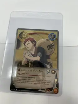 Naruto Collectible Card Game Gaara Of The Desert Gold 112 - Image 4