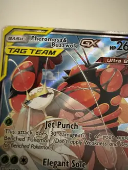 Pheromosa & Buzzwole GX - Unbroken Bonds #192 Alternate Full Art - Pokemon Card - Image 9