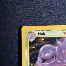Muk Fossil Holo Foil Rare - Pokemon TCG 1999 Fossil Set Vintage Card # 13/62 (A) - Image 9