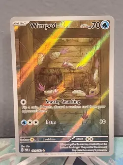 Wimpod 191/182 Illustration Rare Pokemon Card Paradox Rift - Image 1