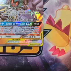 Marshadow & Machamp GX 82/214 Unbroken Bonds NM Ultra Rare Pokemon Card - Image 2