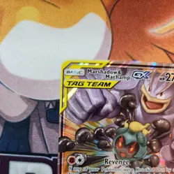 Marshadow & Machamp GX 82/214 Unbroken Bonds NM Ultra Rare Pokemon Card - Image 4