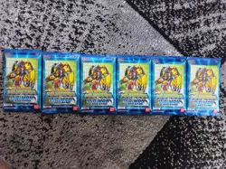 Digimon Card Game – EX01 – 12 Card Classic Collection 6 X Booster Packs - Image 1