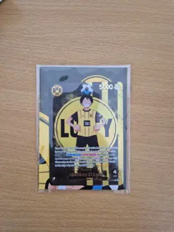 One Piece x BVB 09 Dortmund Promo Card Card ST13-003 Monkey D Luffy Sealed - Image 4