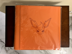 US SELLER Pokemon Flareon 480 Slot Card Binder from Chinese Eevee Gift Box - Image 9