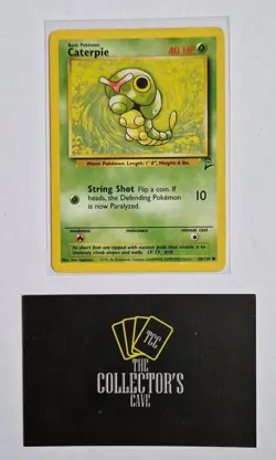 Caterpie 68/130 - Base Set 2 WOTC Common Pokemon Card - Image 1