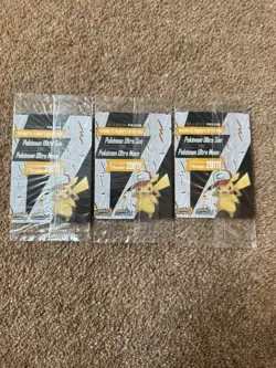 Ash's Pikachu Promo Card SM108 - I Choose You - Sealed New X3 - Image 4