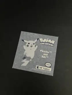 Pokémon TCG Ash pr03 Prism Holo Card Artbox 1999 Sticker Vintage - Image 8