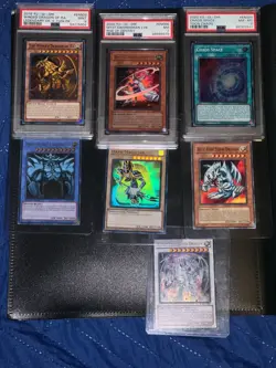 Yu-Gi-Oh PSA Lot with High End Binder raw cards🔥( Please Read Description!🔥) - Image 4