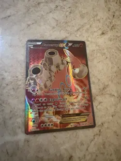 Pokémon TCG Camerupt-EX Primal Clash Holo Full Art Ultra Rare Card 146/160 - Image 3