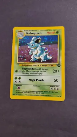 Pokemon Card - Nidoqueen 7/64 Holo Rare - Jungle Set LP - Image 3