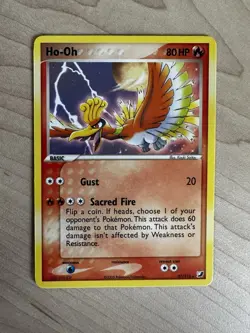 Pokemon Card - Ho-Oh - Ex Unseen Forces 27/115 Non-Holo Rare - NM/LP - Image 1