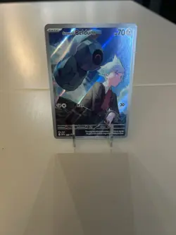 Pokemon TCG Steven's Beldum SVP 207  Black Star Promo Card - Image 3