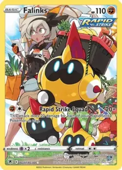 Pokemon Card TCG - Falinks TG07 Ultra Rare Astral Radiance Trainer Gallery NM - Image 1