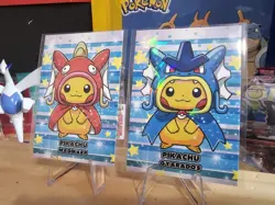 Pokémon Poncho Pikachu - Magikarp & Gyarados - Merry Christmas Card Database - Image 1