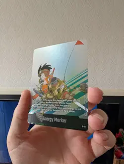 Son Goku E-45 Silver Energy Marker Dragon Ball Manga Booster Card Fusion World - Image 5