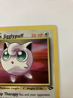 Erika's Jigglypuff 1st Edition 69/132 Gym Challenge Pokemon Card - Image 3