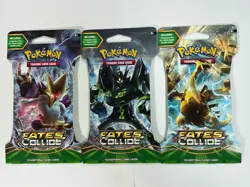 *3* Pokemon TCG: XY Fates Collide Sleeved Booster - Pack of 10 (30 cards total) - Image 1