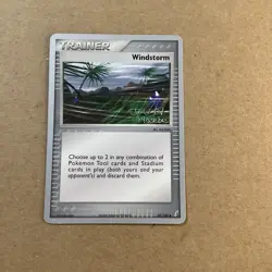 2007 Pokémon World Championships Windstorm 85/100 Pokémon Card💦 B-3 - Image 3