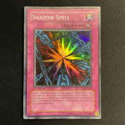 Yugioh Shadow Spell Super Rare Ske-041 1st Edition Card - Image 1