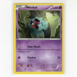 Pokémon TCG Woobat 71/162 XY BREAKthrough Regular Common Card EN-LP 2015 - Image 1