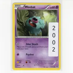 Pokémon TCG Woobat 71/162 XY BREAKthrough Regular Common Card EN-LP 2015 - Image 3