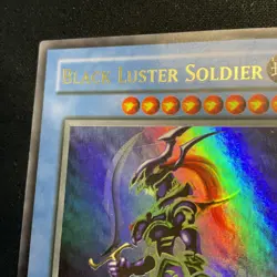 Black Luster Soldier 1st Edition Yu-Gi-Oh Card SYE-024 Ultra Rare  - Image 2