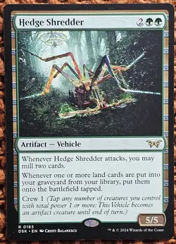âœ¨ï¸Hedge Shredderâœ¨ï¸ MTG | Duskmourn: House of Horror | NM/M | R 0183 - Image 1