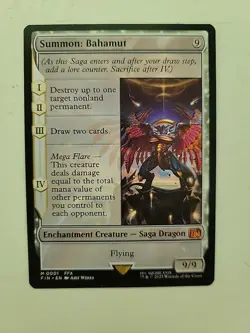 Final Fantasy MTG Summon Bahamut Magic The Gathering - Image 1