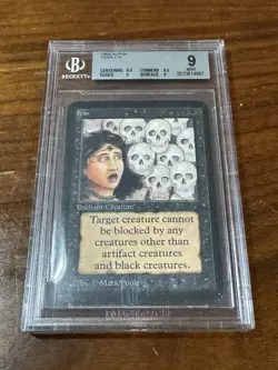 MTG Alpha Fear BGS 9 Mint - Image 1
