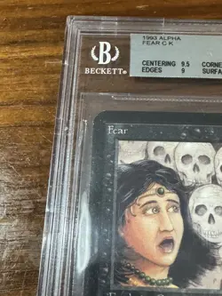 MTG Alpha Fear BGS 9 Mint - Image 2