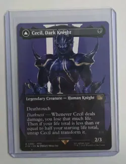 MTG Cecil, Dark Knight Borderless 0380 Non-Foil Final Fantasy NM - Image 1