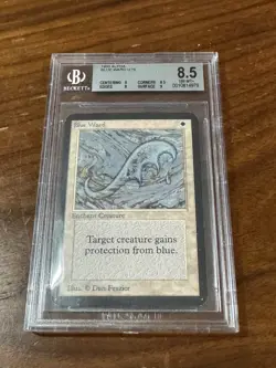 Magic: The Gathering MTG Blue Ward [Alpha Edition] Graded BGS 8.5 Near Mint - Image 1