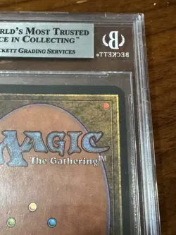Magic: The Gathering MTG Blue Ward [Alpha Edition] Graded BGS 8.5 Near Mint - Image 8