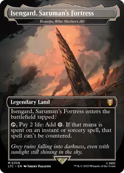 Isengard, Saruman's Fortress (Boseiju, Who Shelters All) MTG x LOTR [NM] - Image 2