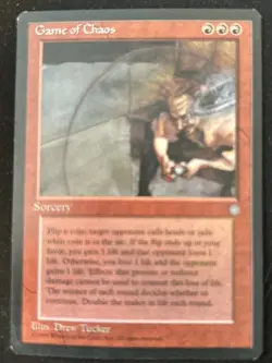 1995 Magic the Gathering Game of Chaos â€¢ Ice Age (ICE) â€¢ MTG - Image 1