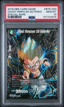 Ghost Rampage SS Gotenks BT5 SPR Foil Destroyer Kings Dragon Ball Card PSA 10 - Image 1