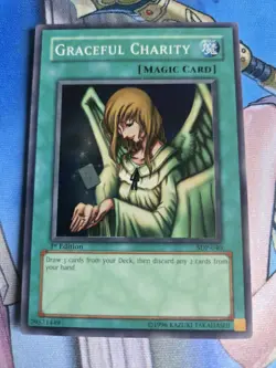 Graceful Charity SDP-040 Super Rare 1st Edition Near Mint Yugioh - Image 1
