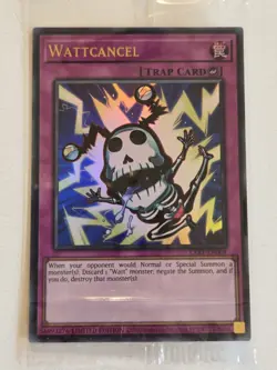 Wattcancel LART-EN068 SEALED Ultra Rare Alt Art Yugioh Limited Edition Mint - Image 1