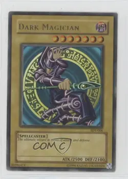 Dark Magician Unlimited YuGiOh Starter Deck Yugi #SDY-006 2002 12hh - Image 1