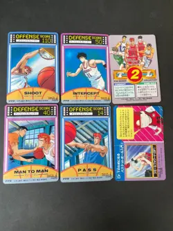SLAM DUNK TV animation Carddass Bandai HOLO KIRA Regular card Lot of 61 bp922 - Image 7