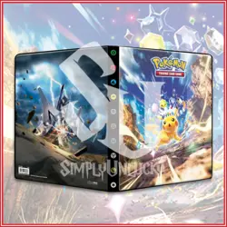 Pokemon TCG: OFFICIAL ULTRA PRO Surging Sparks SV08 BINDER 9-POCKET PORTFOLIO - Image 1